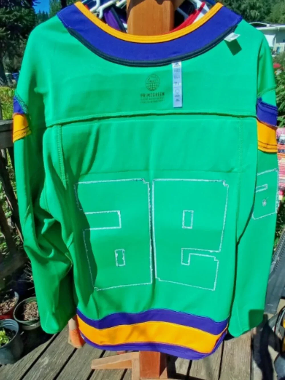 (52)adidas Mighty Ducks Charlie Conway NHL Hockey Jersey
